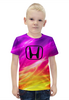 Заказать детскую футболку в Москве. Футболка с полной запечаткой для мальчиков Honda от THE_NISE  - готовые дизайны и нанесение принтов.
