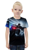 Заказать детскую футболку в Москве. Футболка с полной запечаткой для мальчиков Робокоп от galaxy secret - готовые дизайны и нанесение принтов.