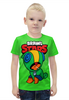 Заказать детскую футболку в Москве. Футболка с полной запечаткой для мальчиков Brawl Stars от ПРИНТЫ ПЕЧАТЬ  - готовые дизайны и нанесение принтов.