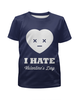 Заказать детскую футболку в Москве. Футболка с полной запечаткой для мальчиков I hate Valentine's day от Илья Щеблецов - готовые дизайны и нанесение принтов.