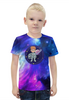 Заказать детскую футболку в Москве. Футболка с полной запечаткой для мальчиков Космос от THE_NISE  - готовые дизайны и нанесение принтов.