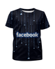 Заказать детскую футболку в Москве. Футболка с полной запечаткой для мальчиков Фейсбук  от ПРИНТЫ ПЕЧАТЬ  - готовые дизайны и нанесение принтов.
