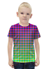 Заказать детскую футболку в Москве. Футболка с полной запечаткой для мальчиков Optical Illusion от Jimmy Flash - готовые дизайны и нанесение принтов.