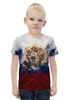 Заказать детскую футболку в Москве. Футболка с полной запечаткой для мальчиков Русский Медведь от tutik_mutik@mail.ru - готовые дизайны и нанесение принтов.