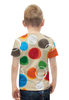 Заказать детскую футболку в Москве. Футболка с полной запечаткой для мальчиков Цветная абстракция от BeliySlon - готовые дизайны и нанесение принтов.