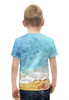 Заказать детскую футболку в Москве. Футболка с полной запечаткой для мальчиков Морской рак от nadegda - готовые дизайны и нанесение принтов.