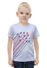 Заказать детскую футболку в Москве. Футболка с полной запечаткой для мальчиков Airplanes от ISliM - готовые дизайны и нанесение принтов.