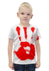 Заказать детскую футболку в Москве. Футболка с полной запечаткой для мальчиков рука. от queen  - готовые дизайны и нанесение принтов.