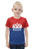 Заказать детскую футболку в Москве. Футболка с полной запечаткой для мальчиков  Герб России от THE_NISE  - готовые дизайны и нанесение принтов.