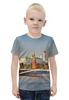 Заказать детскую футболку в Москве. Футболка с полной запечаткой для мальчиков Moscow от Fil6 - готовые дизайны и нанесение принтов.