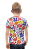 Заказать детскую футболку в Москве. Футболка с полной запечаткой для мальчиков цветочки от THE_NISE  - готовые дизайны и нанесение принтов.