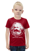 Заказать детскую футболку в Москве. Футболка с полной запечаткой для мальчиков Карл Маркс - Не Санта от Leichenwagen - готовые дизайны и нанесение принтов.
