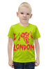Заказать детскую футболку в Москве. Футболка с полной запечаткой для мальчиков Я люблю Лондон  от ПРИНТЫ ПЕЧАТЬ  - готовые дизайны и нанесение принтов.