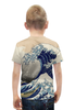 Заказать детскую футболку в Москве. Футболка с полной запечаткой для мальчиков Большая волна от Виктор Гришин - готовые дизайны и нанесение принтов.