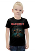 Заказать детскую футболку в Москве. Футболка с полной запечаткой для мальчиков Iron Maiden от Leichenwagen - готовые дизайны и нанесение принтов.