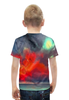 Заказать детскую футболку в Москве. Футболка с полной запечаткой для мальчиков Оттенки неба от THE_NISE  - готовые дизайны и нанесение принтов.