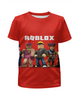 Заказать детскую футболку в Москве. Футболка с полной запечаткой для мальчиков ROBLOX | РОБЛОКС от weeert - готовые дизайны и нанесение принтов.