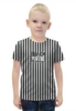 Заказать детскую футболку в Москве. Футболка с полной запечаткой для мальчиков Черно-белая психоделика. от Zorgo-Art  - готовые дизайны и нанесение принтов.