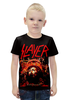 Заказать детскую футболку в Москве. Футболка с полной запечаткой для мальчиков Slayer Repentless 2015 от Илья - готовые дизайны и нанесение принтов.