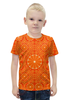 Заказать детскую футболку в Москве. Футболка с полной запечаткой для мальчиков Апельсины от gopotol - готовые дизайны и нанесение принтов.