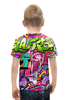 Заказать детскую футболку в Москве. Футболка с полной запечаткой для мальчиков Граффити от T-shirt print  - готовые дизайны и нанесение принтов.