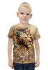 Заказать детскую футболку в Москве. Футболка с полной запечаткой для мальчиков ☥ Egypt Leo ☥ от balden - готовые дизайны и нанесение принтов.
