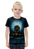 Заказать детскую футболку в Москве. Футболка с полной запечаткой для мальчиков Хеллоуин / Halloween от KinoArt - готовые дизайны и нанесение принтов.