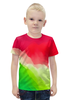 Заказать детскую футболку в Москве. Футболка с полной запечаткой для мальчиков Переливы цветов от THE_NISE  - готовые дизайны и нанесение принтов.