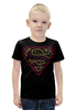 Заказать детскую футболку в Москве. Футболка с полной запечаткой для мальчиков Супермен  (1) от ПРИНТЫ ПЕЧАТЬ  - готовые дизайны и нанесение принтов.