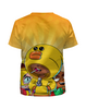 Заказать детскую футболку в Москве. Футболка с полной запечаткой для мальчиков BRAWL STARS SALLY LEON от geekbox - готовые дизайны и нанесение принтов.