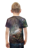 Заказать детскую футболку в Москве. Футболка с полной запечаткой для мальчиков Космос от Jimmy Flash - готовые дизайны и нанесение принтов.