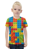 Заказать детскую футболку в Москве. Футболка с полной запечаткой для мальчиков Лего     от Nos  - готовые дизайны и нанесение принтов.