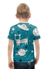Заказать детскую футболку в Москве. Футболка с полной запечаткой для мальчиков Космос от T-shirt print  - готовые дизайны и нанесение принтов.