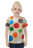 Заказать детскую футболку в Москве. Футболка с полной запечаткой для мальчиков Цветная абстракция от BeliySlon - готовые дизайны и нанесение принтов.