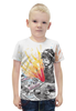 Заказать детскую футболку в Москве. Футболка с полной запечаткой для мальчиков Dj за пультом от megashmot - готовые дизайны и нанесение принтов.