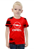 Заказать детскую футболку в Москве. Футболка с полной запечаткой для мальчиков Авто Opel от THE_NISE  - готовые дизайны и нанесение принтов.