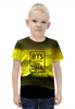 Заказать детскую футболку в Москве. Футболка с полной запечаткой для мальчиков Группа BTS от THE_NISE  - готовые дизайны и нанесение принтов.