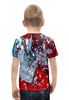 Заказать детскую футболку в Москве. Футболка с полной запечаткой для мальчиков Красно-белые краски от THE_NISE  - готовые дизайны и нанесение принтов.