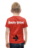 Заказать детскую футболку в Москве. Футболка с полной запечаткой для мальчиков Angry Birds от game-fan - готовые дизайны и нанесение принтов.
