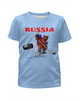 Заказать детскую футболку в Москве. Футболка с полной запечаткой для мальчиков Россия  от T-shirt print  - готовые дизайны и нанесение принтов.