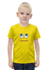 Заказать детскую футболку в Москве. Футболка с полной запечаткой для мальчиков smile от THE_NISE  - готовые дизайны и нанесение принтов.