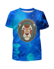 Заказать детскую футболку в Москве. Футболка с полной запечаткой для мальчиков Зодиак-лев от THE_NISE  - готовые дизайны и нанесение принтов.