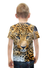 Заказать детскую футболку в Москве. Футболка с полной запечаткой для мальчиков Леопард от weeert - готовые дизайны и нанесение принтов.