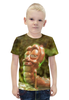 Заказать детскую футболку в Москве. Футболка с полной запечаткой для мальчиков Гусеница от ПРИНТЫ ПЕЧАТЬ  - готовые дизайны и нанесение принтов.