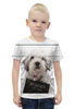 Заказать детскую футболку в Москве. Футболка с полной запечаткой для мальчиков Bad DOG от solntse - готовые дизайны и нанесение принтов.
