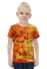 Заказать детскую футболку в Москве. Футболка с полной запечаткой для мальчиков Шаолинь от Kung Fu  - готовые дизайны и нанесение принтов.