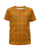 Заказать детскую футболку в Москве. Футболка с полной запечаткой для мальчиков Оранжевые линии от THE_NISE  - готовые дизайны и нанесение принтов.