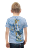 Заказать детскую футболку в Москве. Футболка с полной запечаткой для мальчиков Месси от CoolDesign - готовые дизайны и нанесение принтов.