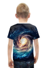 Заказать детскую футболку в Москве. Футболка с полной запечаткой для мальчиков галактика от kenny - готовые дизайны и нанесение принтов.