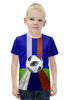 Заказать детскую футболку в Москве. Футболка с полной запечаткой для мальчиков SOCCER Design от balden - готовые дизайны и нанесение принтов.